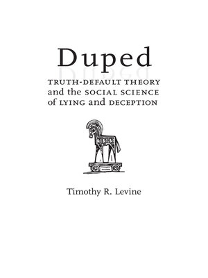 cover image of Duped